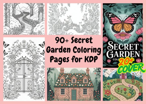 90 Secret Garden Coloring Pages for KDP: A Comprehensive Guide for Creators
