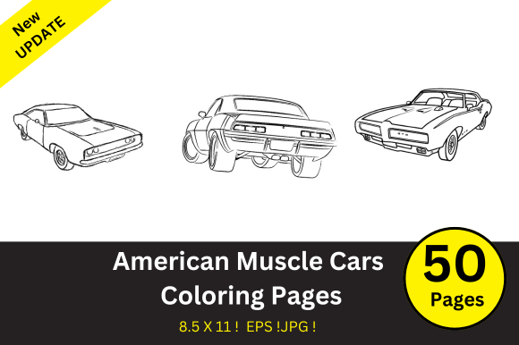 American Muscle Cars Coloring Pages: Strategic Use for Creativity and Engagement
