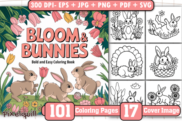 Bloom Bunnies Coloring Pages Bold Easy: A Creative Resource for Modern Creators and Entrepreneurs