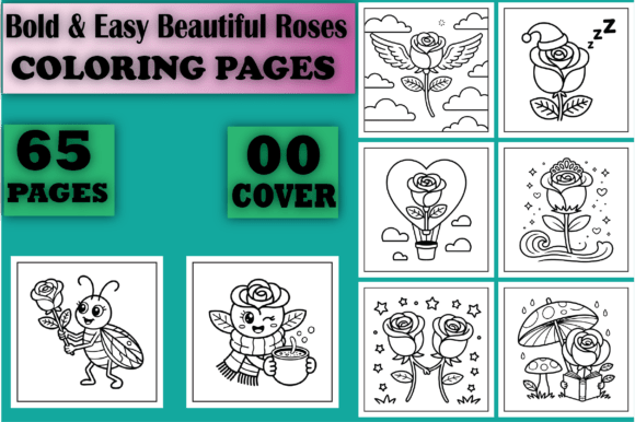 Bold Beautiful Roses Coloring Pages KDP: A Journey of Creativity and Serenity