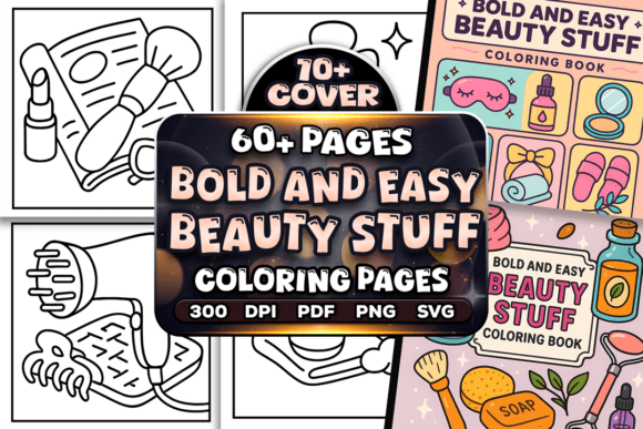 Bold Easy Beauty Stuff Coloring Pages: A Versatile Tool for Creativity and Productivity