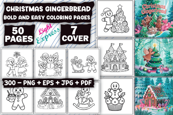 Christmas Gingerbread Coloring Pages: A Sweet Way to Celebrate the Holidays