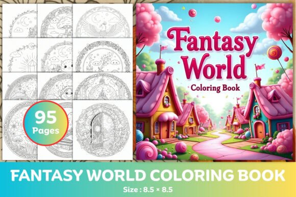 Fantasy World Coloring Book: A Gateway to Imagination and Creativity
