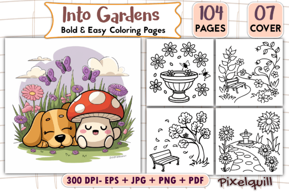 Into Gardens Coloring Pages