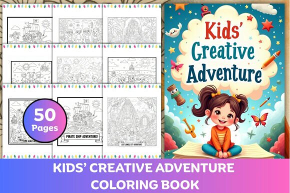 Kids’ Creative Adventure Coloring Book: A Tool for Imagination and Learning