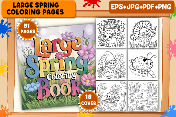 Large Spring Coloring Pages for Adults: A Detailed Guide to Choosing the Right Design