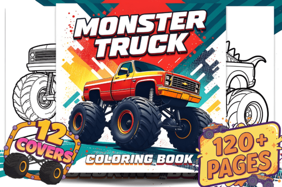 Monster Truck Coloring Pages for Adults: A Fusion of Creativity and Nostalgia in the Modern Coloring Industry