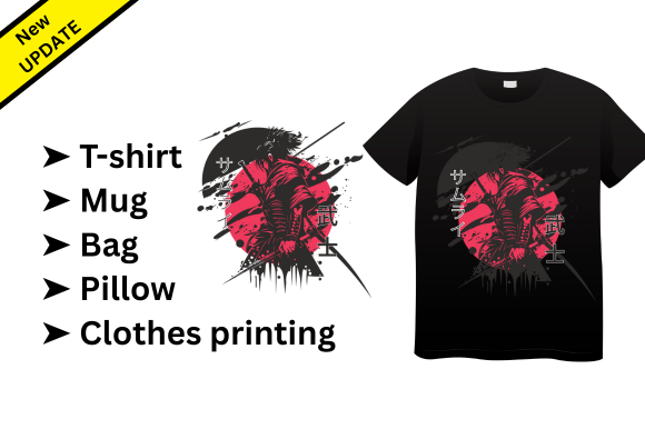 Red and Black Samurai PNG Design: A Versatile Asset for Creative Projects