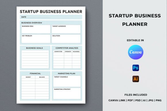 Startup Business Planner Template