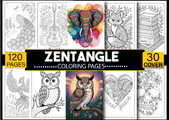 Zentangle Adults Coloring Pages KDP: A Mindful Escape for the Modern Creator